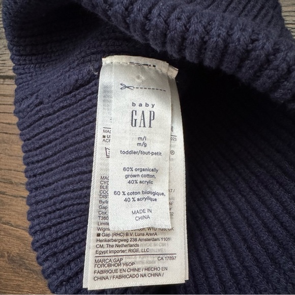 GAP Kids Dino Knit Beanie Trio - Navy and Green - Picture 4 of 6